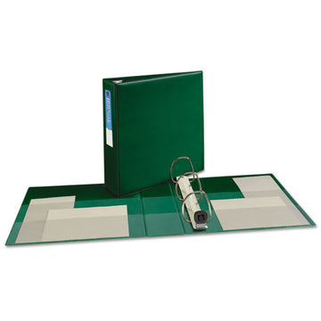 Avery® Heavy-duty Non-view Binder With Durahinge And Locking One Touch Ezd Rings, 3 Rings, 3" Capacity, 11 X 8.5, Green freeshipping - TVN Wholesale
